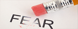 Hypnotherapy erasing fear Phobia treatment – fear erased like a pencil eraser